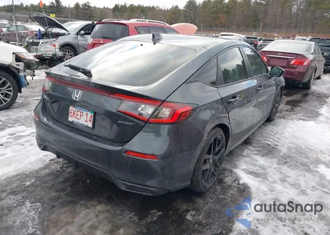 2025 Honda Civic Sedan Sport from USA, damaged, VIN 19XFL2H83SE016470